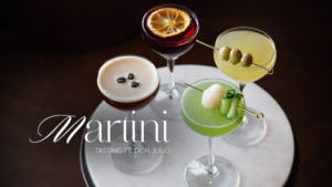 Don Julio martinis featured during the martini tasting in Austin and Leander at Estância Brazilian Steakhouse