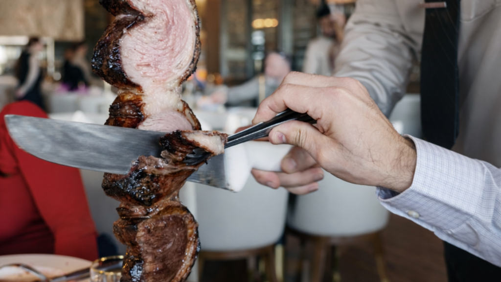 Father’s Day steakhouse brunch with picanha and grilled meats