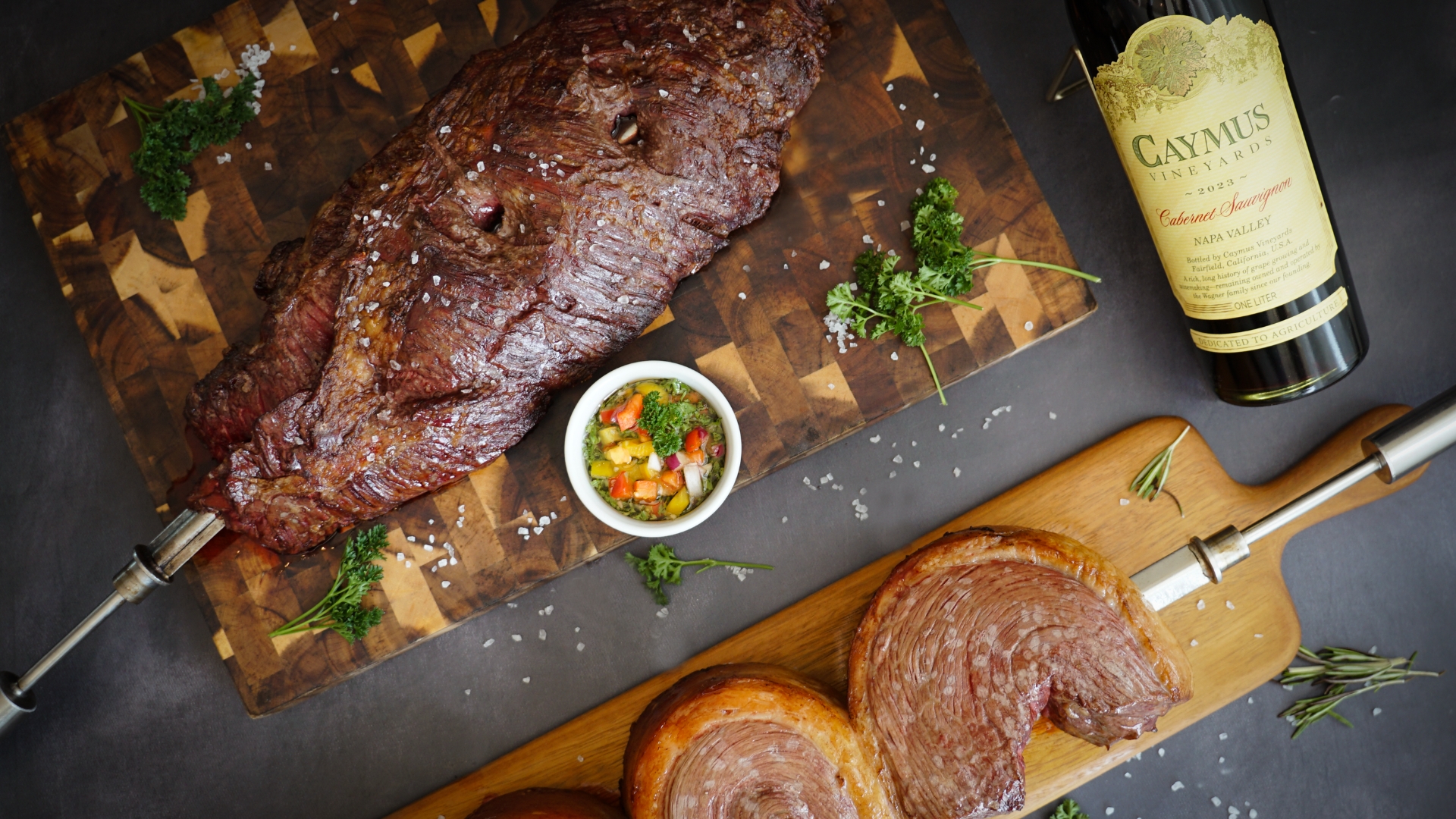 Wagner Family Wine Dinner at Estância with Caymus wine pairings and Brazilian cuisine